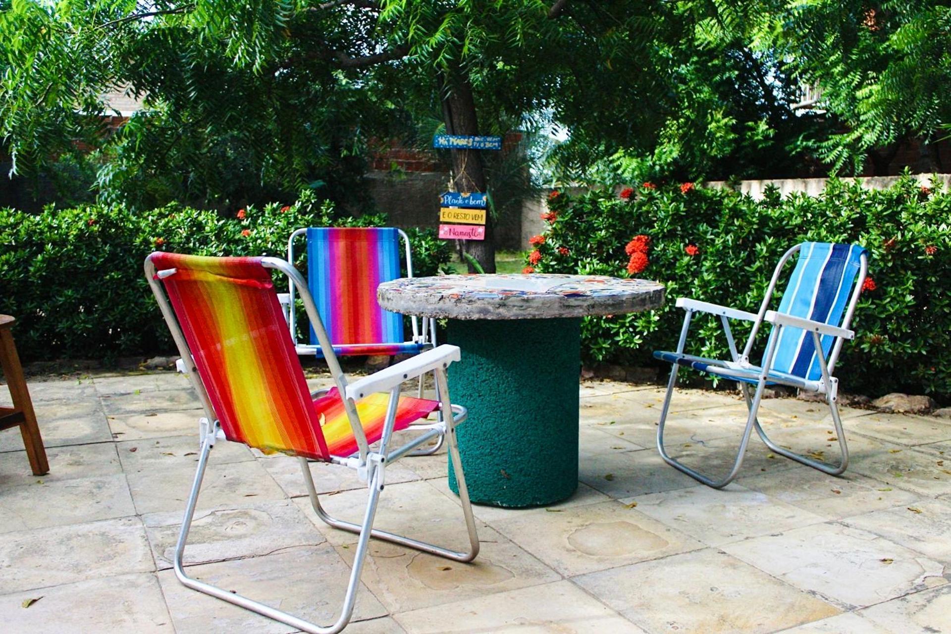 Canoa Roots Hostel & Camping Canoa Quebrada Bagian luar foto