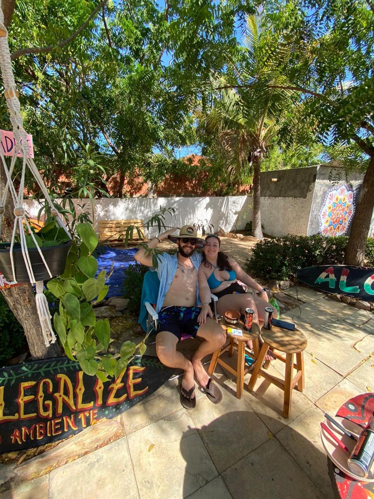 Canoa Roots Hostel & Camping Canoa Quebrada Bagian luar foto