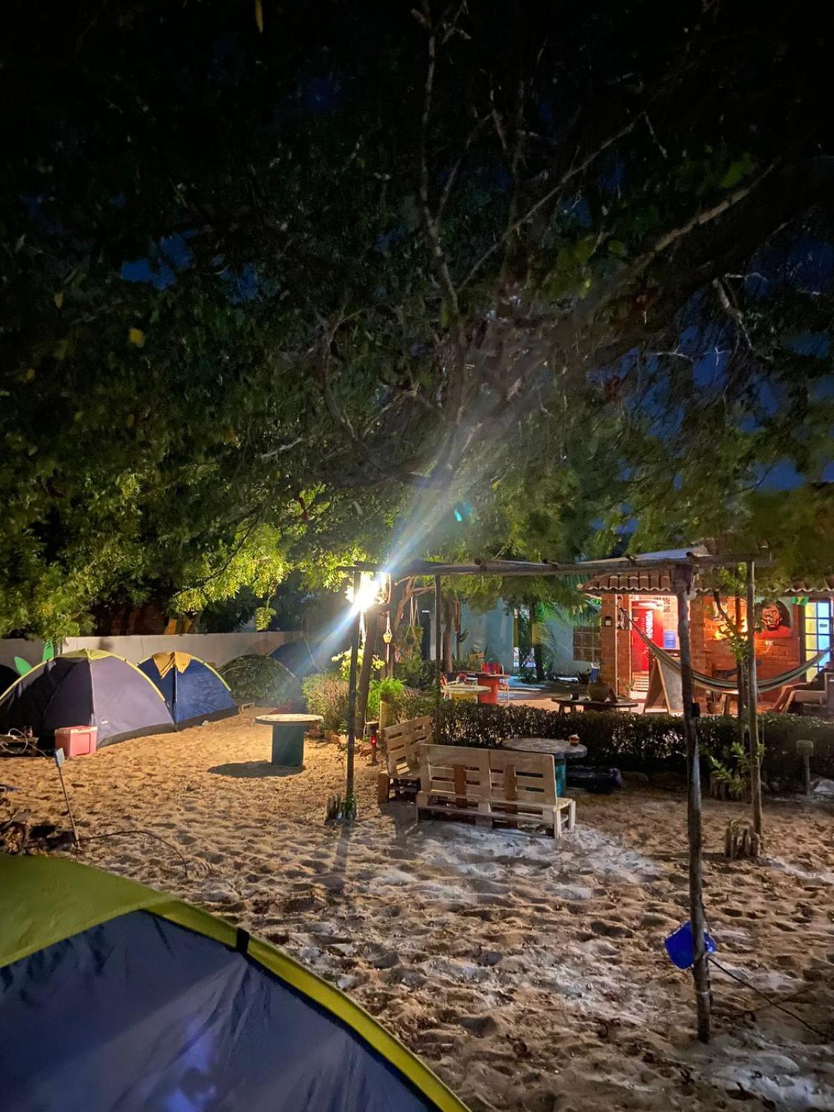 Canoa Roots Hostel & Camping Canoa Quebrada Bagian luar foto