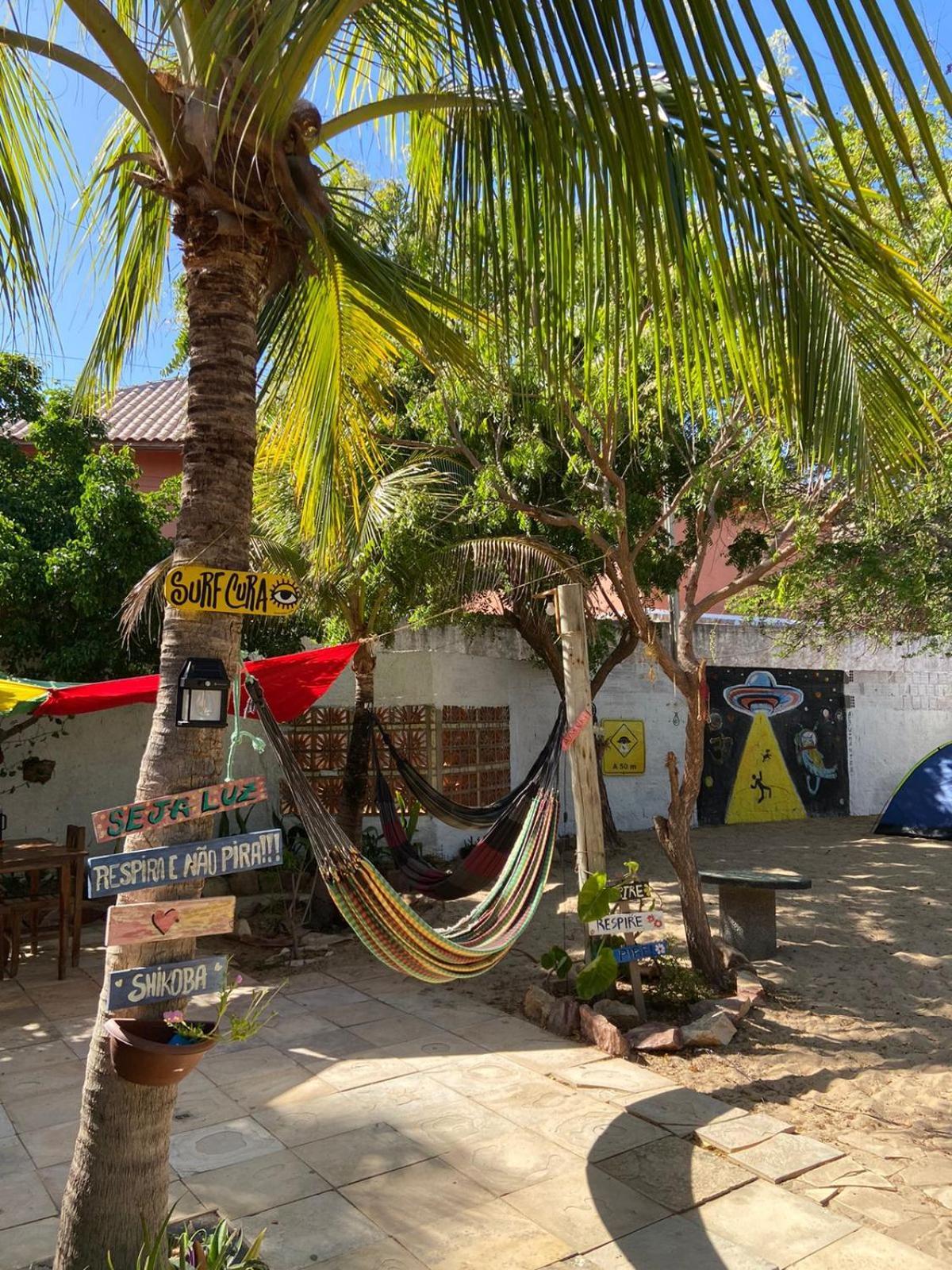 Canoa Roots Hostel & Camping Canoa Quebrada Bagian luar foto